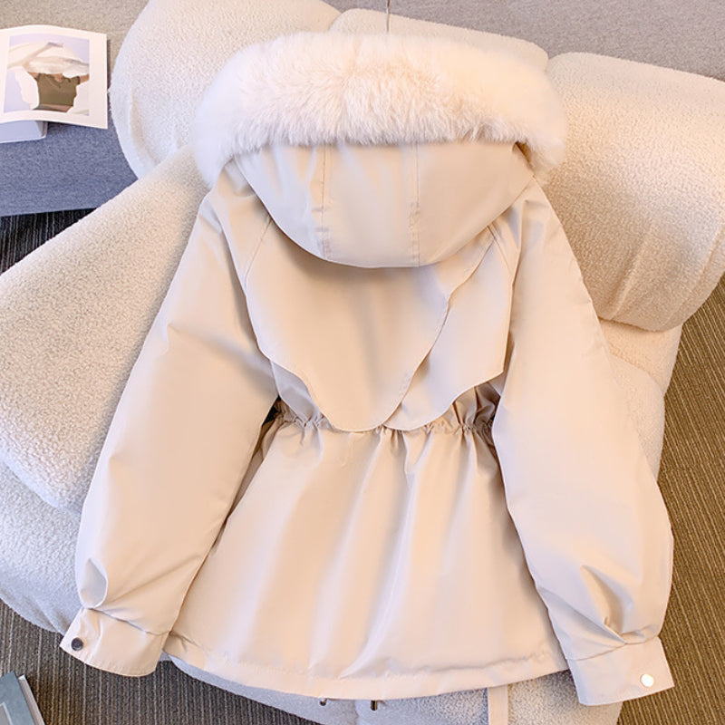 Florence™ - Elegant Fur Hooded Winter Coat