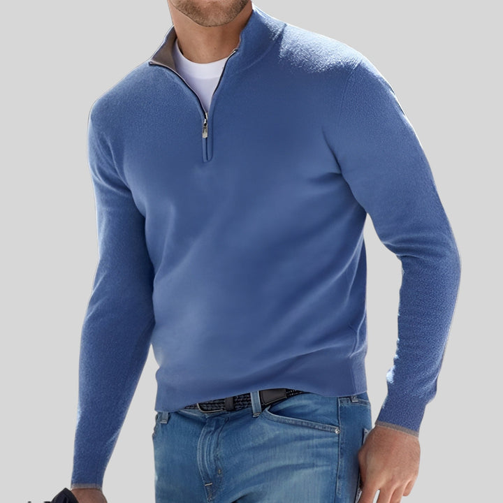 David | Warm Zip-up Sweater