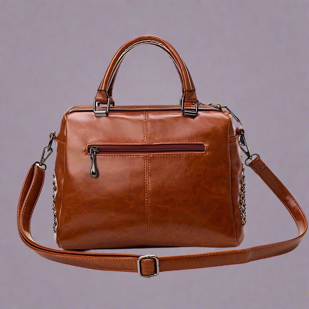 Aurelius™ Luxury Leather Bag with Studs