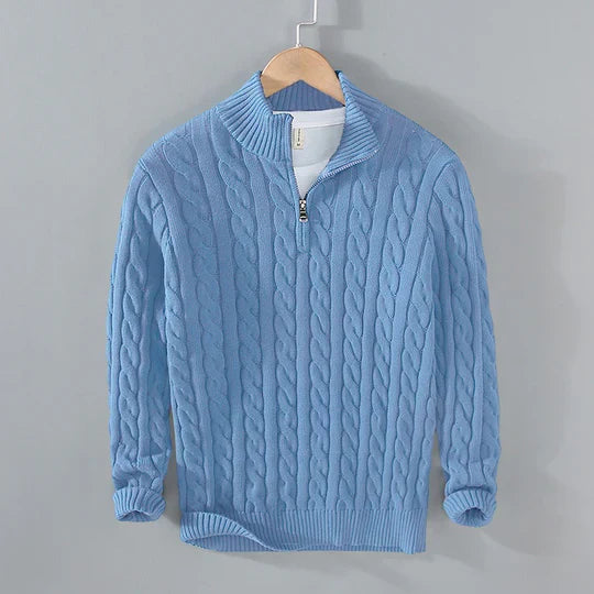 Shaun | Timeless Zip-up Sweater