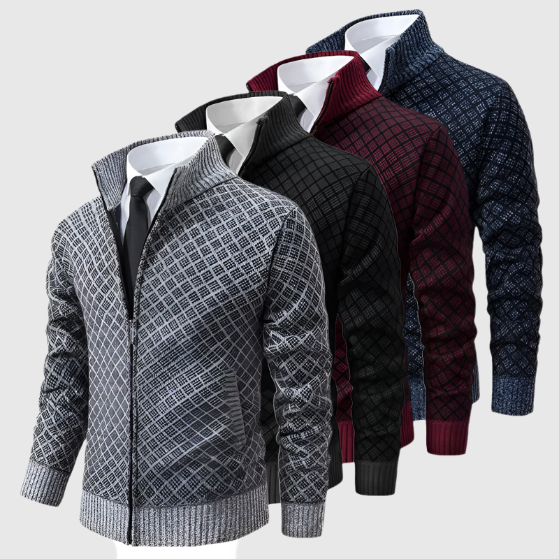 OLIVER | PATTERNED KNIT JACKET