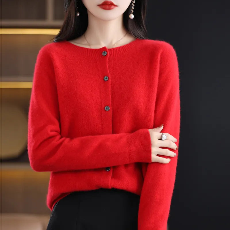 MARIE™ | CARDIGAN IN WOOL COMFORTABLE AND STYLISH