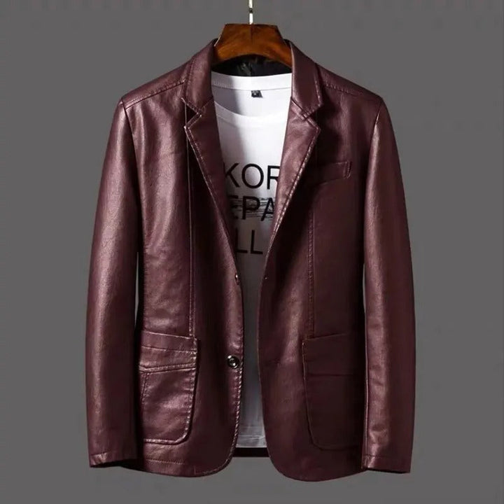 Elliot™ - Stylish Warm Leather Jacket