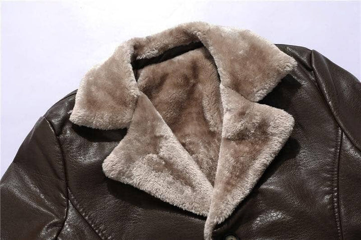 Alexander™ - Vintage Soft Faux Leather Winter Jacket