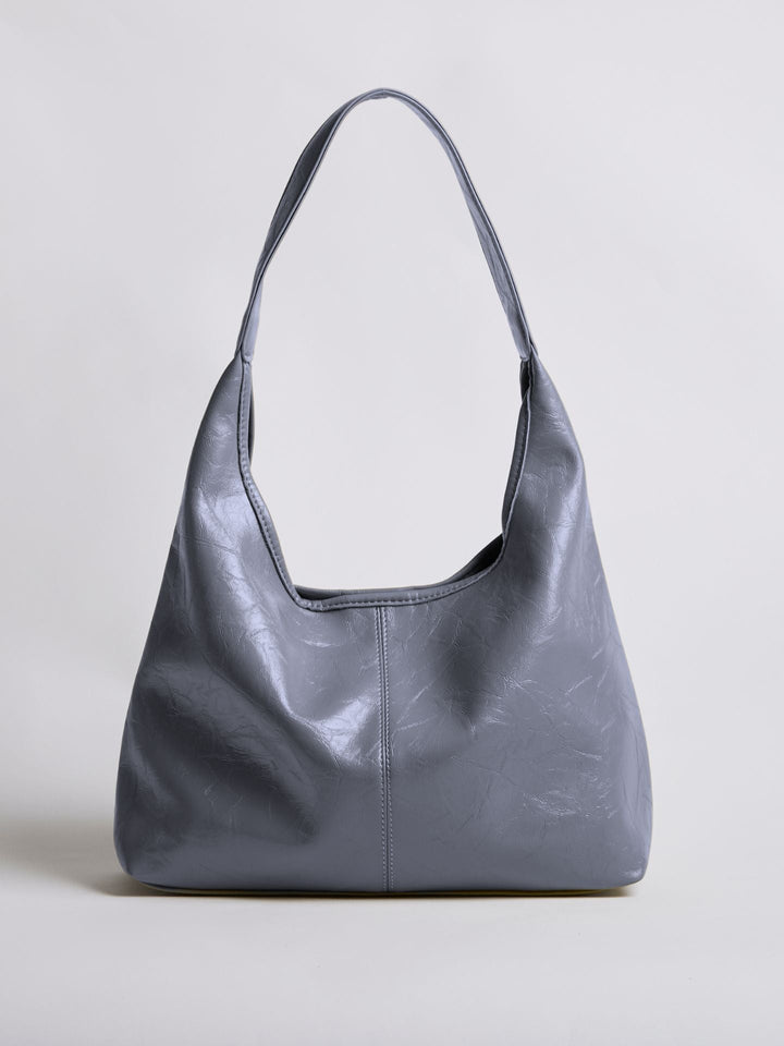 Scarlett Distressed Leather Tote - Zipper Version