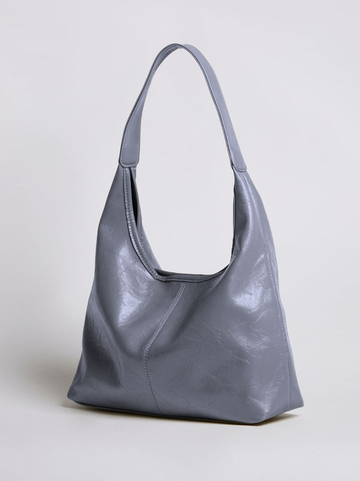 Scarlett Distressed Leather Tote - Zipper Version